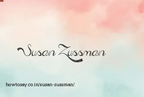 Susan Zussman