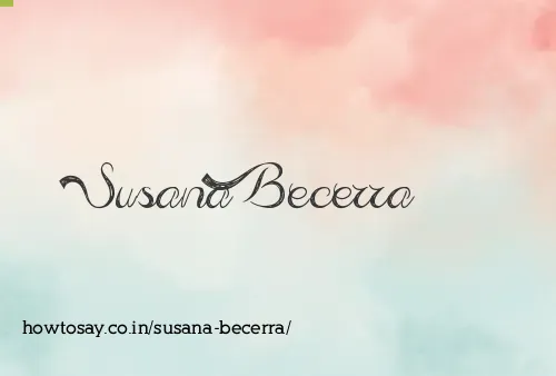 Susana Becerra