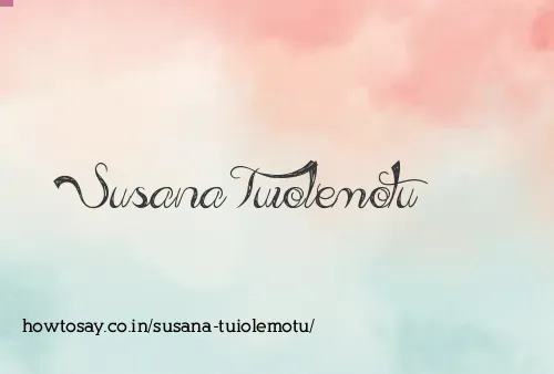 Susana Tuiolemotu