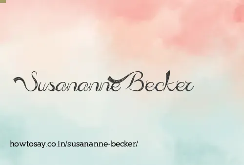 Susananne Becker