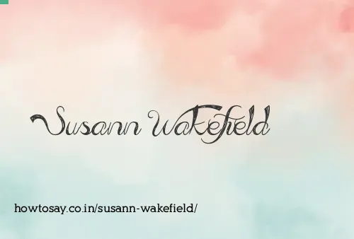 Susann Wakefield