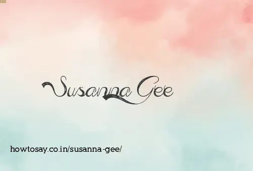 Susanna Gee