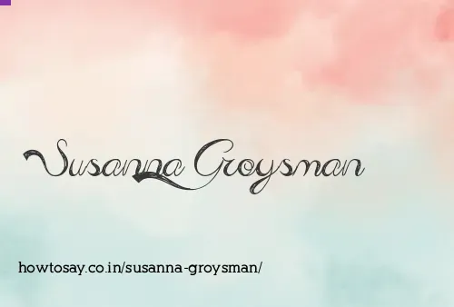 Susanna Groysman