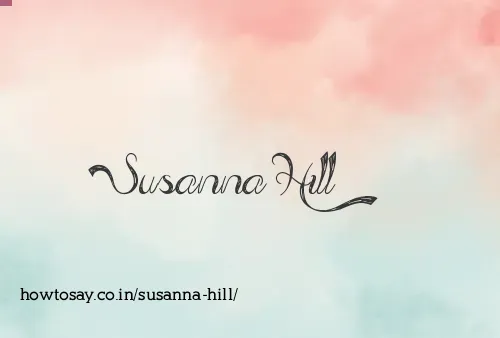 Susanna Hill