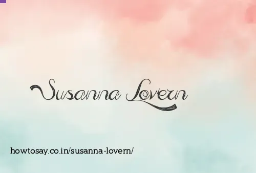 Susanna Lovern