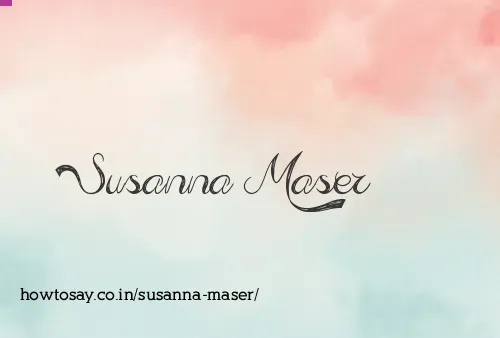 Susanna Maser
