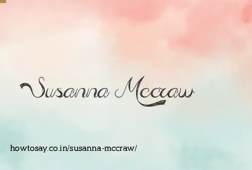 Susanna Mccraw