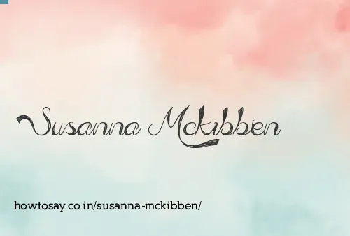 Susanna Mckibben
