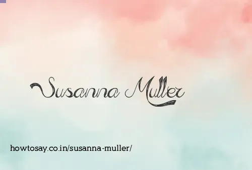Susanna Muller