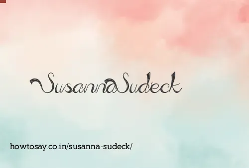 Susanna Sudeck