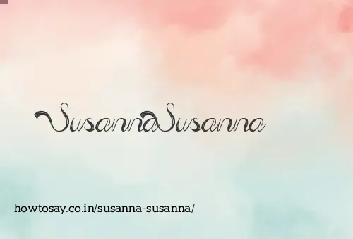 Susanna Susanna