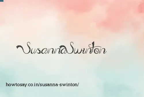 Susanna Swinton