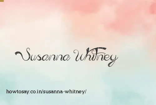 Susanna Whitney
