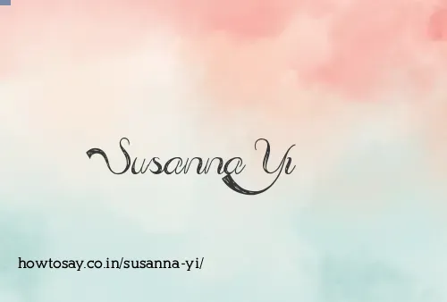Susanna Yi