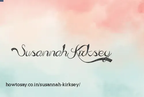 Susannah Kirksey