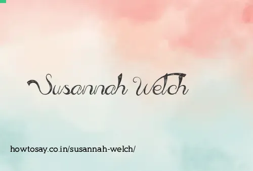 Susannah Welch