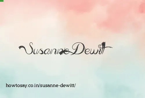 Susanne Dewitt