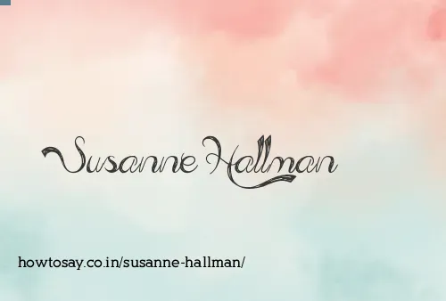 Susanne Hallman