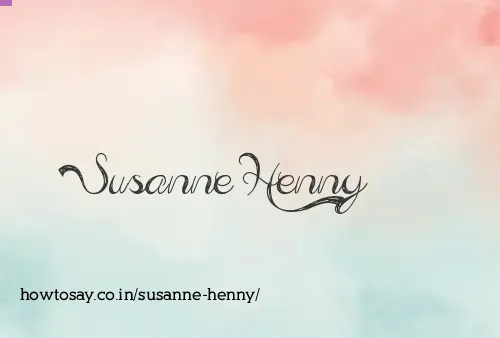 Susanne Henny