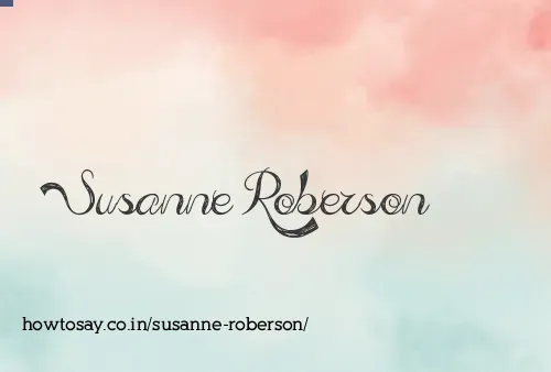 Susanne Roberson