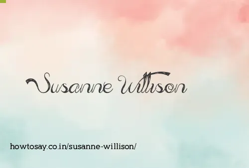 Susanne Willison