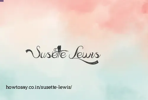 Susette Lewis