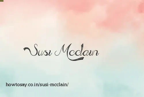 Susi Mcclain