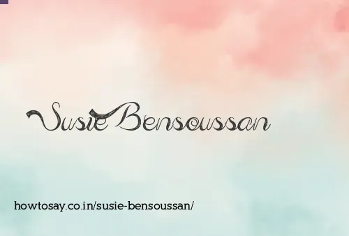 Susie Bensoussan