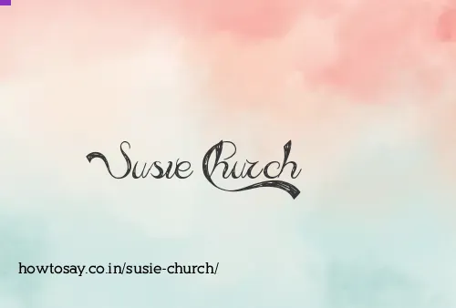 Susie Church