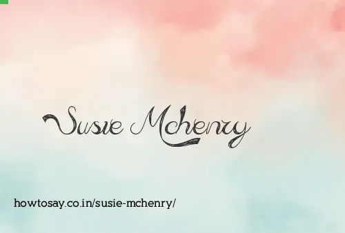 Susie Mchenry