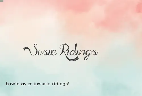 Susie Ridings
