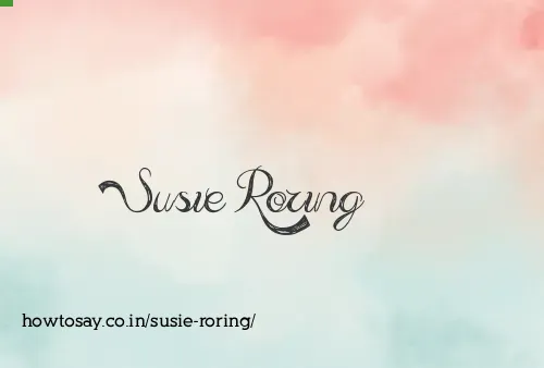 Susie Roring