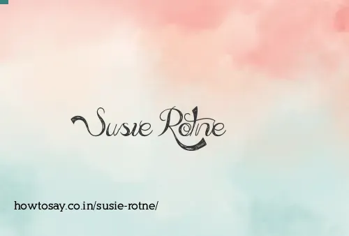 Susie Rotne