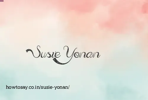 Susie Yonan