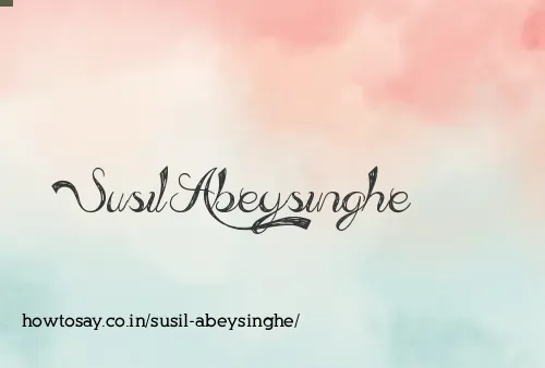 Susil Abeysinghe