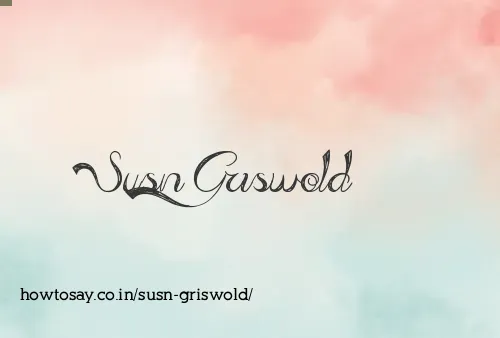 Susn Griswold