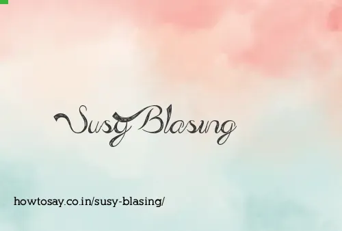 Susy Blasing