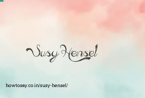 Susy Hensel