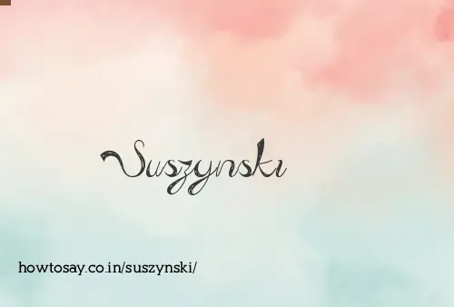 Suszynski