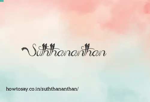 Suththananthan