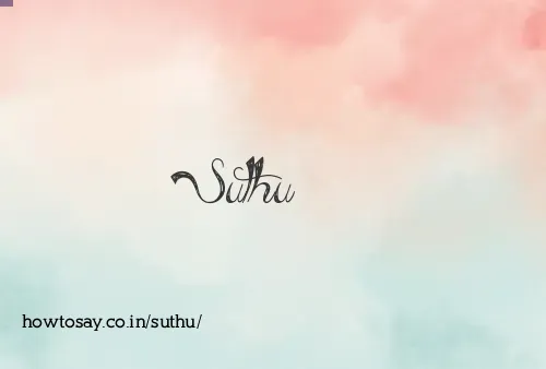 Suthu