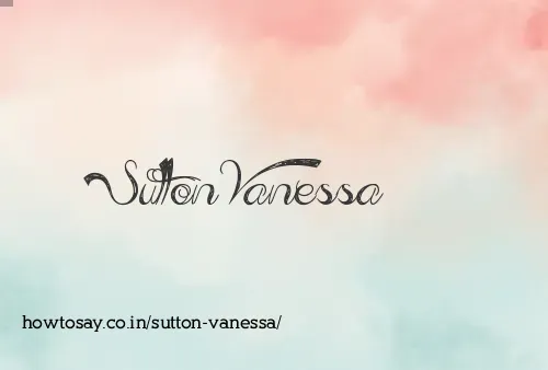 Sutton Vanessa