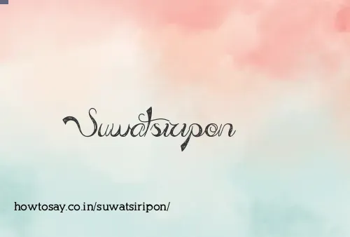 Suwatsiripon