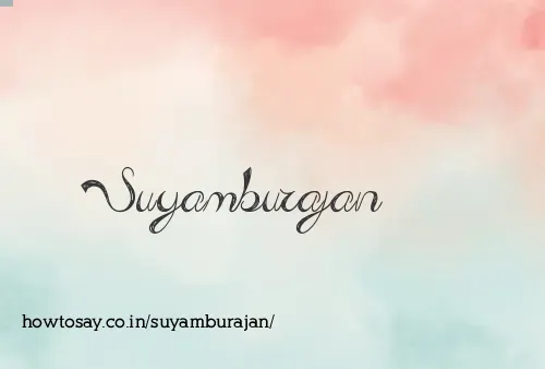 Suyamburajan