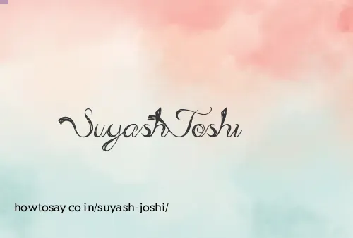 Suyash Joshi