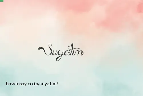 Suyatim
