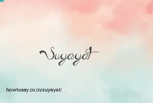 Suyayat