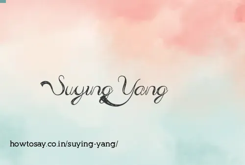 Suying Yang