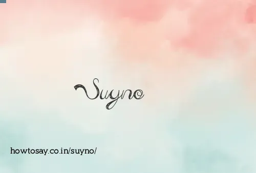 Suyno