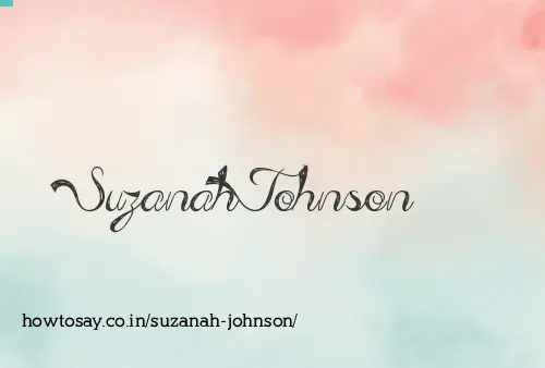 Suzanah Johnson